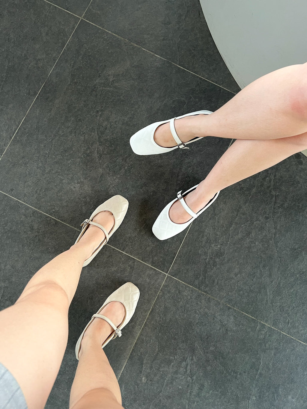 Elle – Quilted Mary Jane Shoes