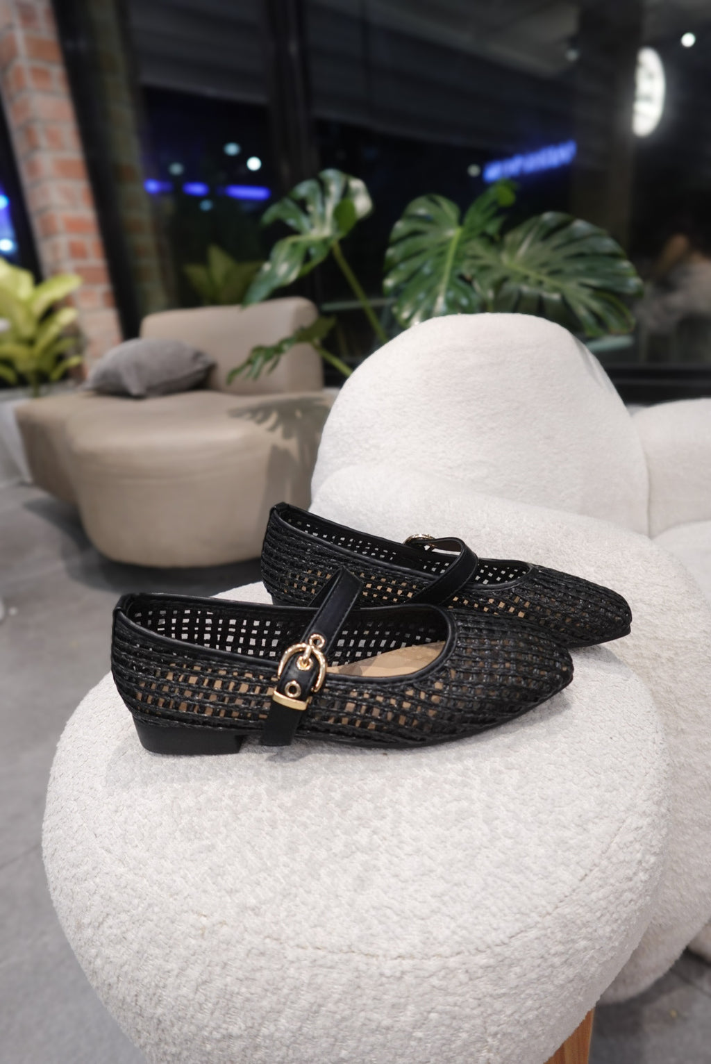 Francine – Mesh Buckle Sandals