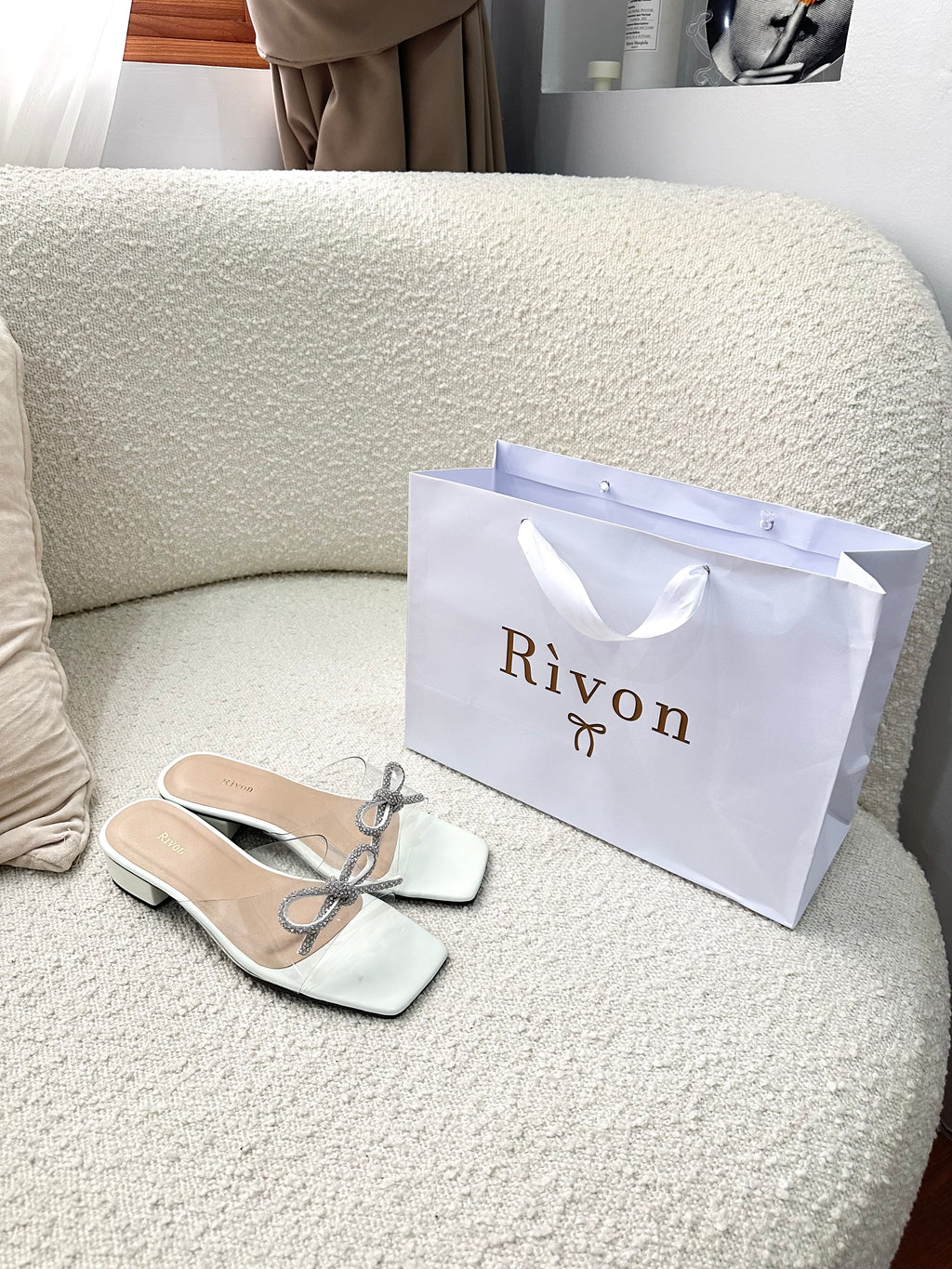 Bowie – Transparent Strap Sandals