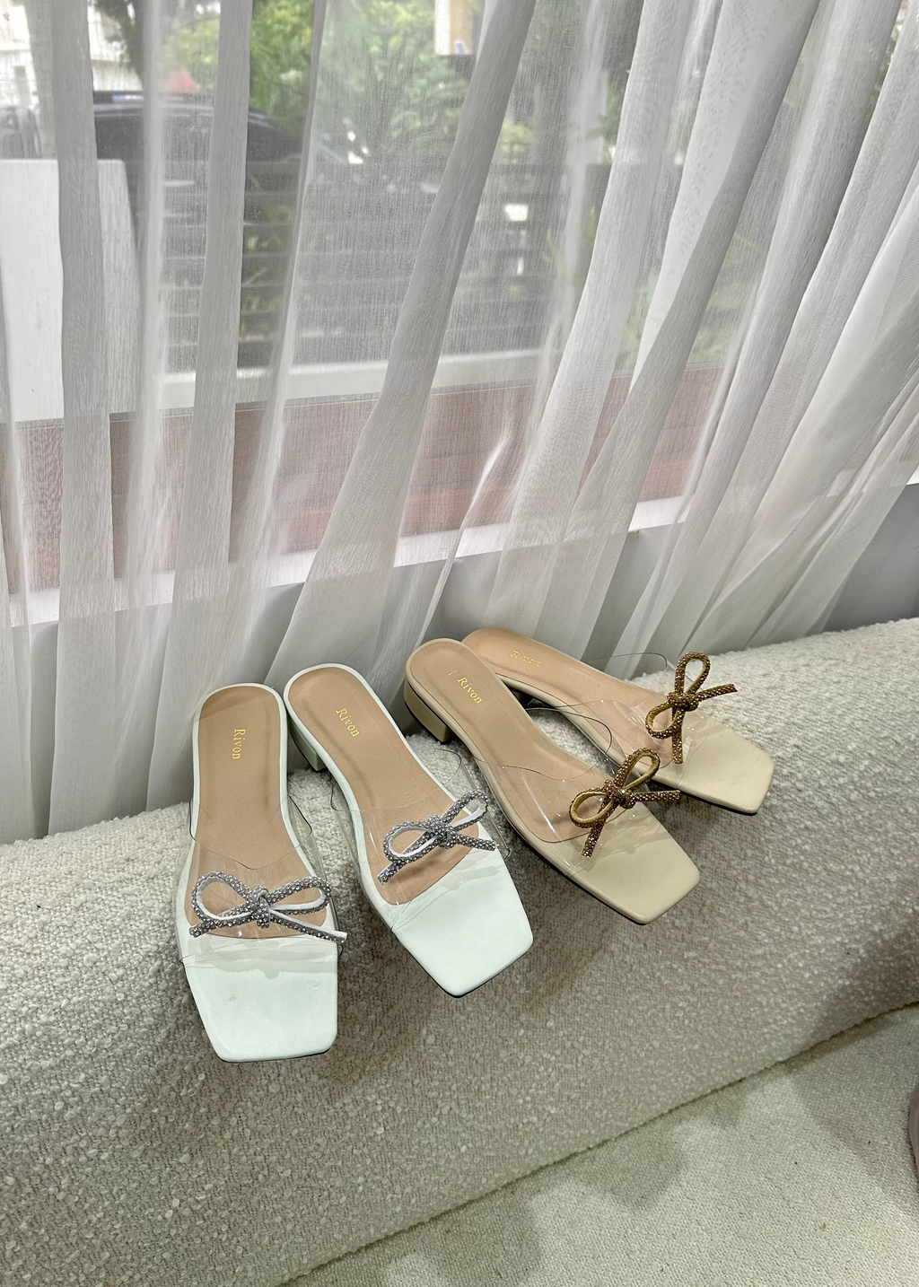 Bowie – Transparent Strap Sandals