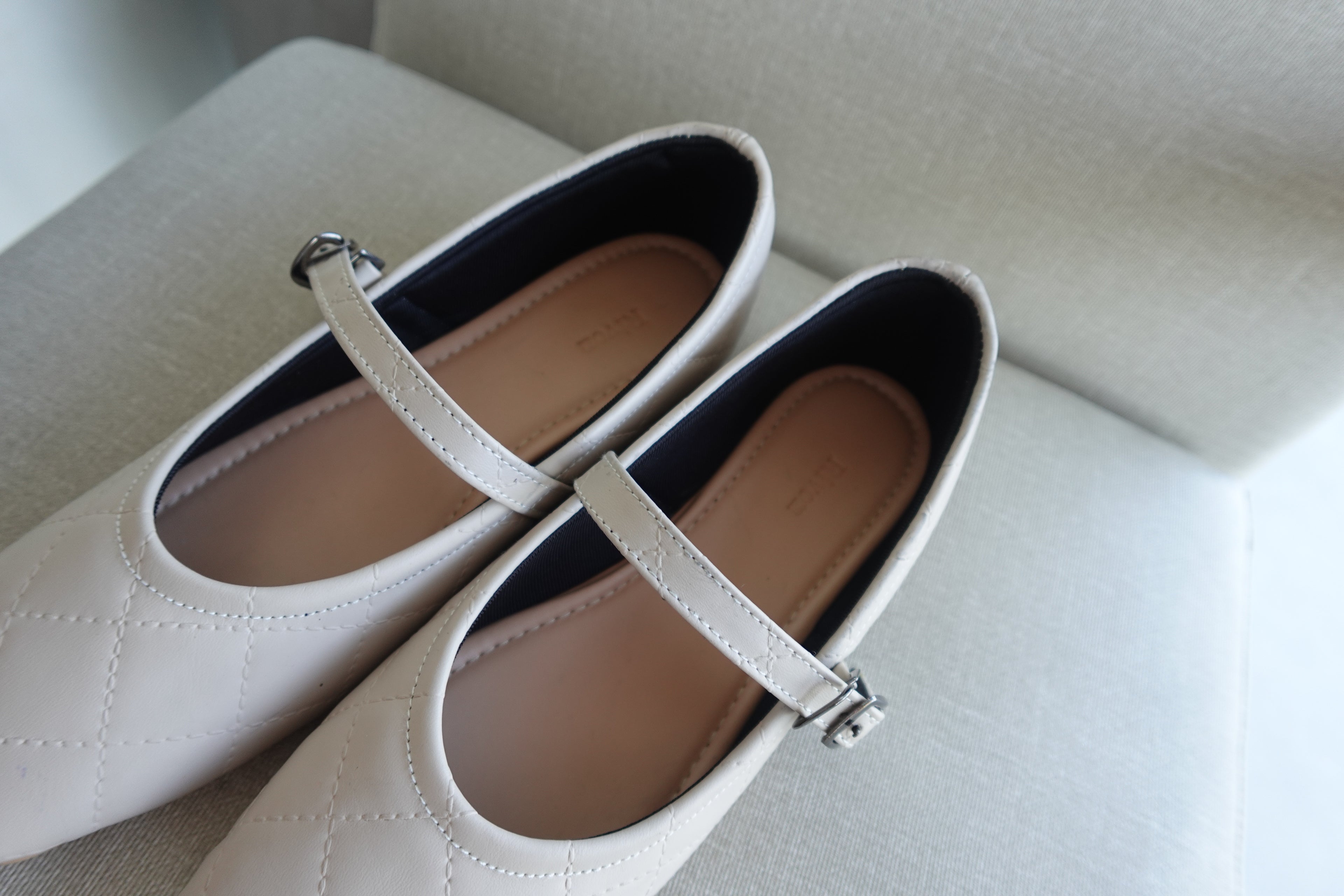 Elle – Quilted Mary Jane Shoes